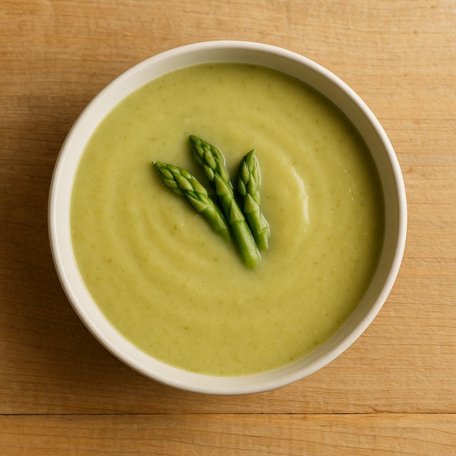 La crème d'asperges