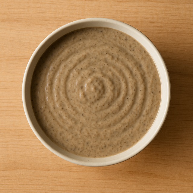 La crème de champignons