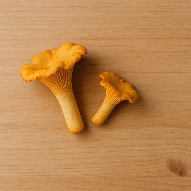 La girolle et la chanterelle