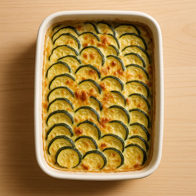 Le gratin de courgettes