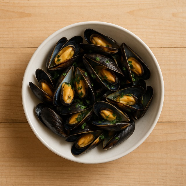 Les moules à la marinière