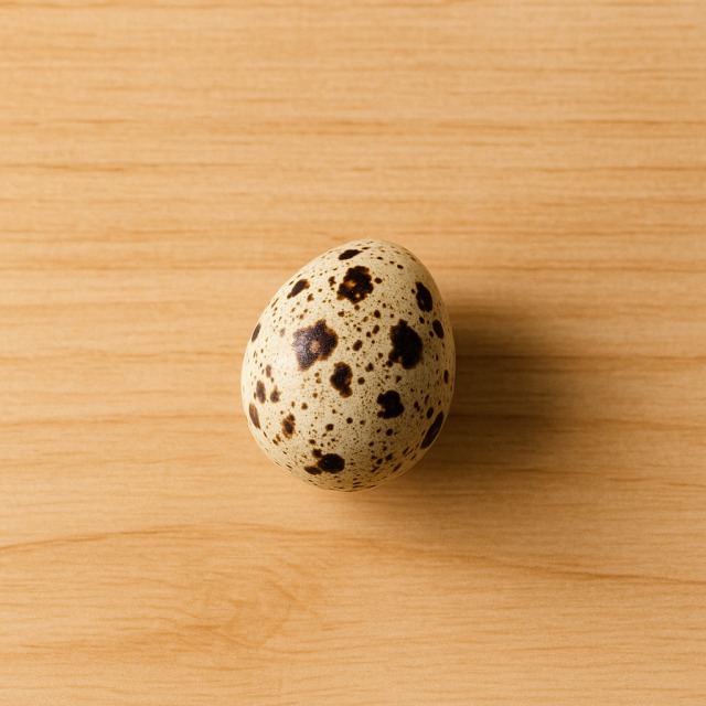 L'œuf de caille
